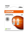 2 BECURI 12V5W W5W ORIGINAL OSRAM