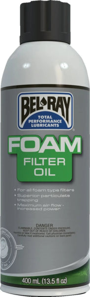 Ulei pentru filtrul de aer Bel-Ray FOAM FILTER OIL (spray 400ml)