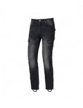 Blugi moto cu protectii SECA BADLANDS black