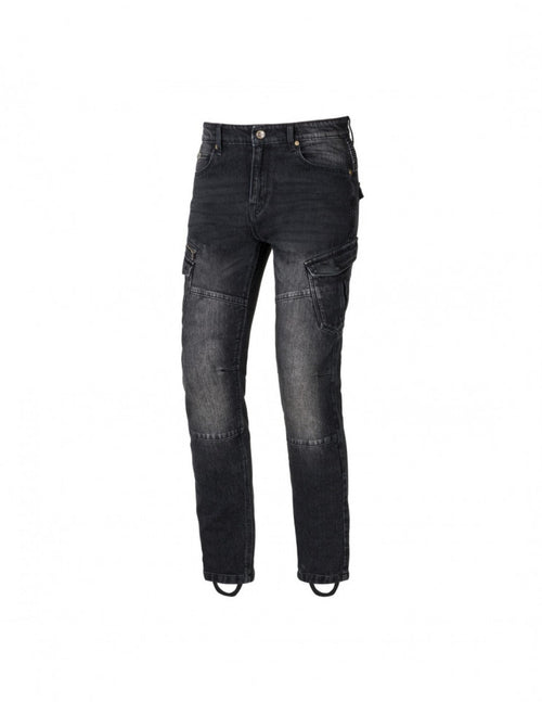 Blugi moto cu protectii SECA BADLANDS black