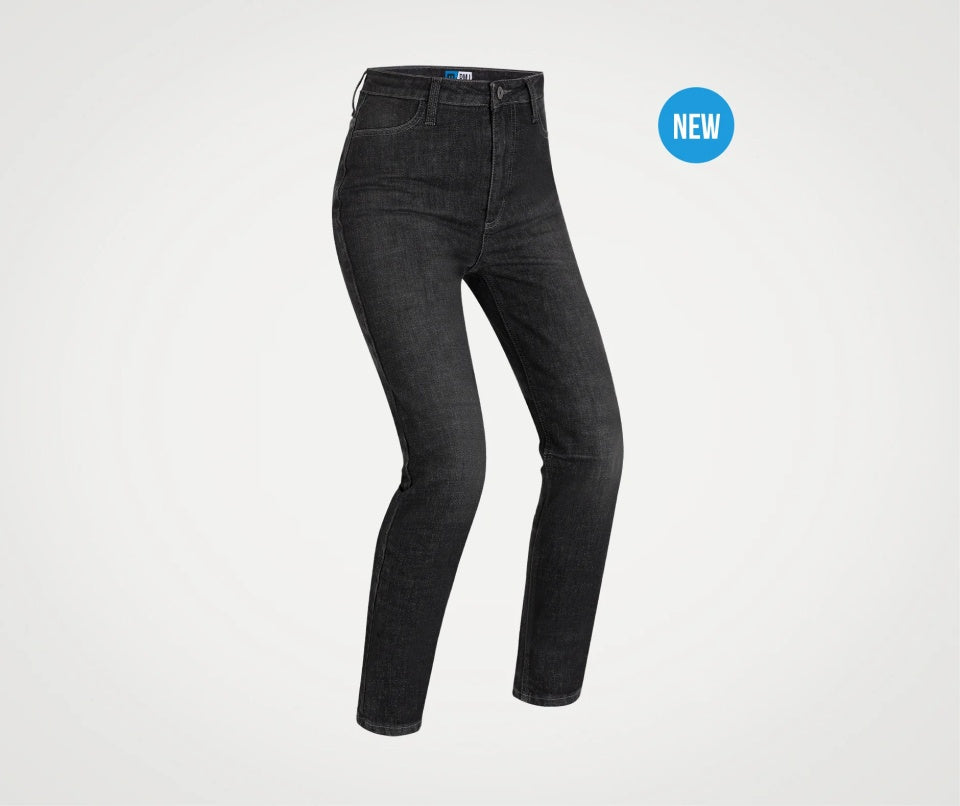 Blugi moto femei PMJ Sara (protectii incluse) A - talie inalta