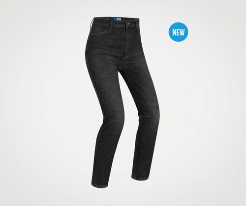Blugi moto femei PMJ Sara (protectii incluse) A - talie inalta