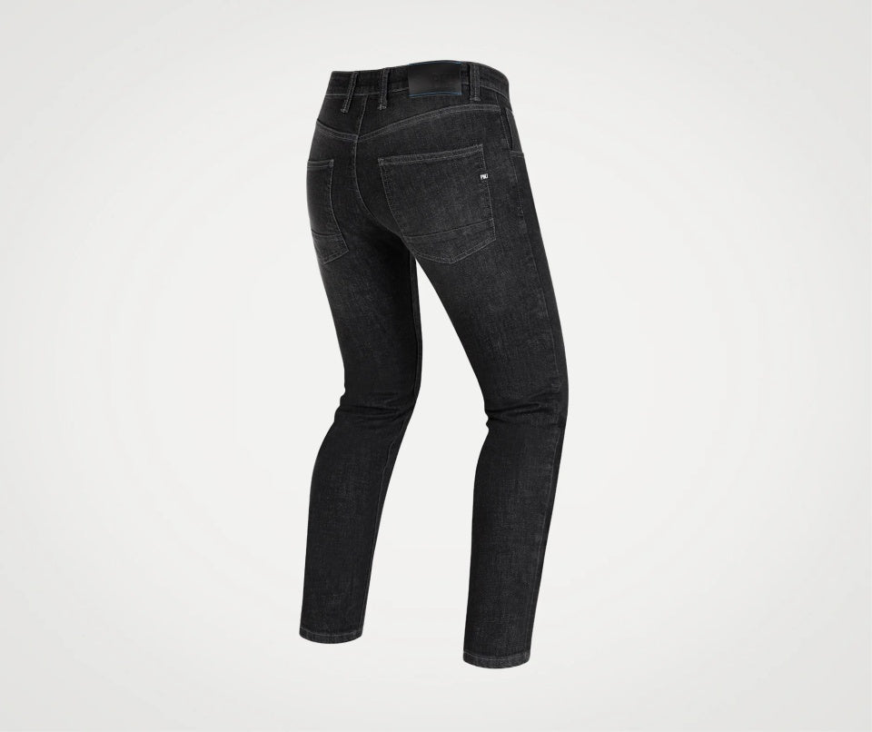 Blugi moto PMJ New Rider black (protectii incluse) A