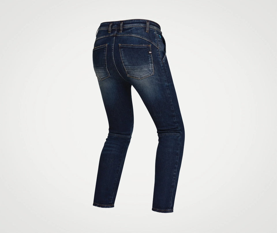 Blugi moto PMJ Russel blue (protectii incluse) AA