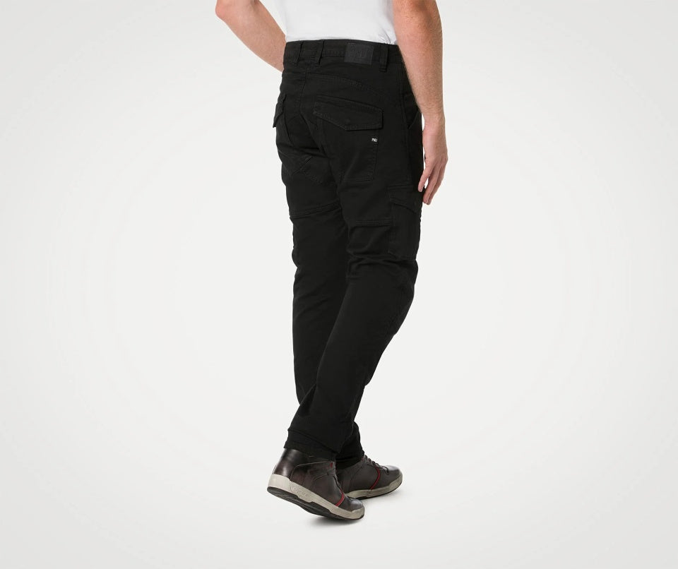 Blugi moto PMJ Santiago black (protectii incluse) A