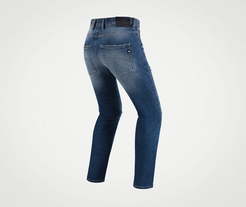 Blugi moto PMJ Street blue (protectii incluse) A