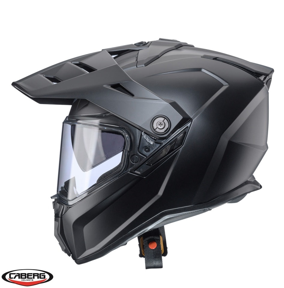 Casca adventure/off road Caberg model Tanami SV 17 negru mat Pinlock ready - lentila Pinlock inclusa