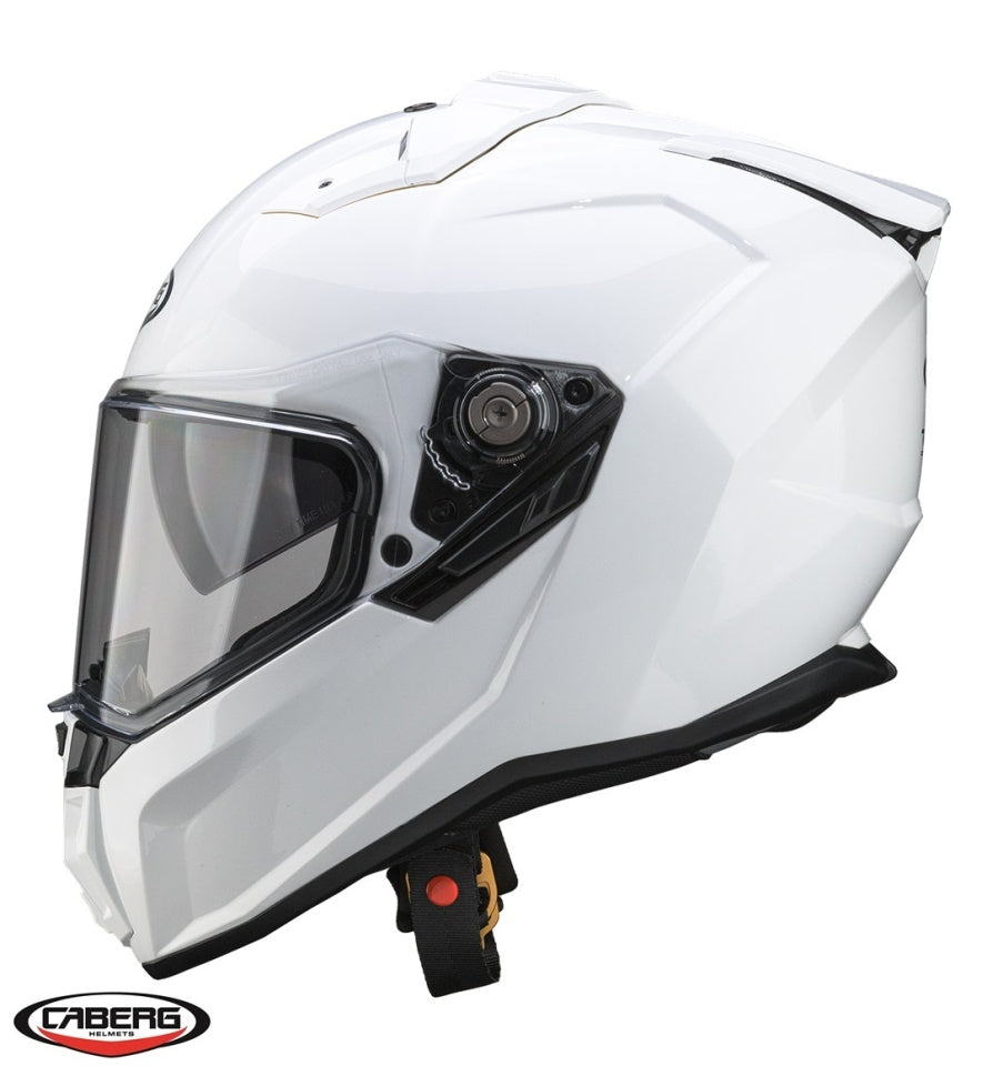 Casca adventure/off road Caberg model Tanami SV A1 alb lucios Pinlock ready - lentila Pinlock inclusa
