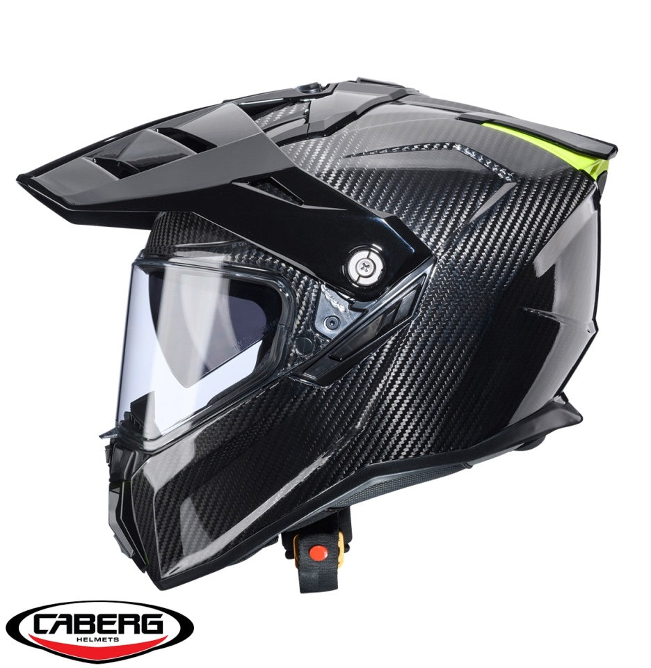 Casca adventure/off road Caberg model Tanami SV carbon Pinlock ready - lentila Pinlock inclusa (100% carbon)