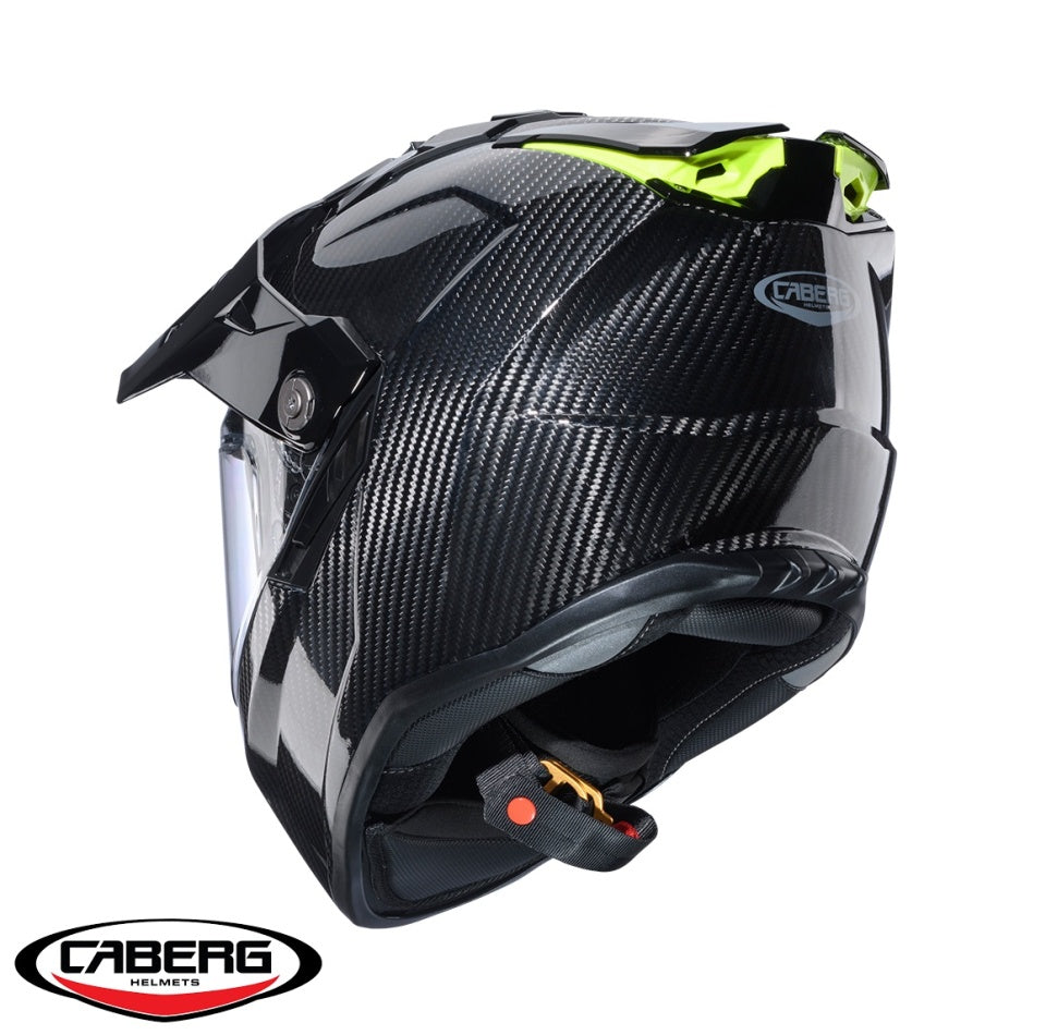 Casca adventure/off road Caberg model Tanami SV carbon Pinlock ready - lentila Pinlock inclusa (100% carbon)