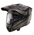 Casca adventure/off road Caberg model Tanami SV Ranger N6 negru/verde military/portocaliu mat Pinlock ready - lentila Pinlock inclusa