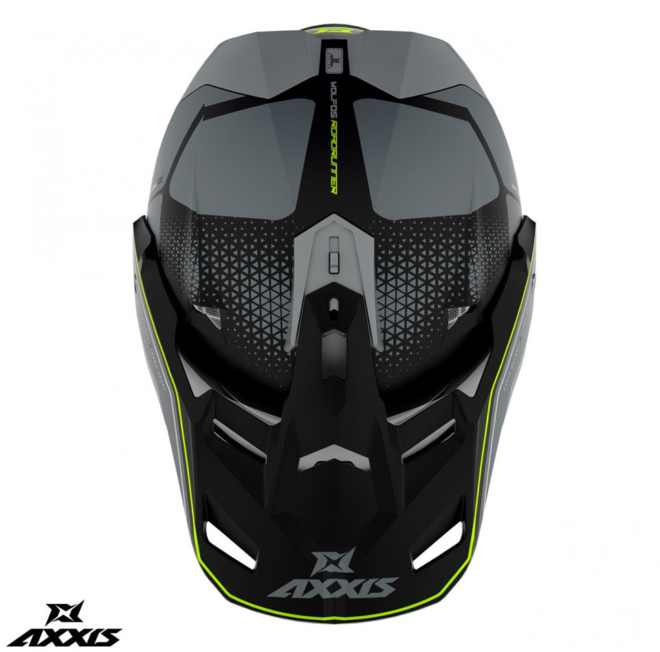 Casca adventure/touring/off road Axxis model Wolf DS Roadrunner B2 gri lucios – tip viziera: MT-V-20