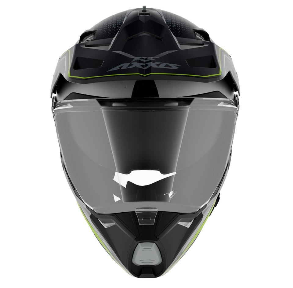 Casca adventure/touring/off road Axxis model Wolf DS Roadrunner B2 gri lucios – tip viziera: MT-V-20