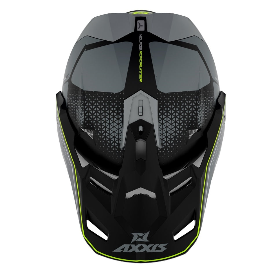 Casca adventure/touring/off road Axxis model Wolf DS Roadrunner B2 gri lucios – tip viziera: MT-V-20
