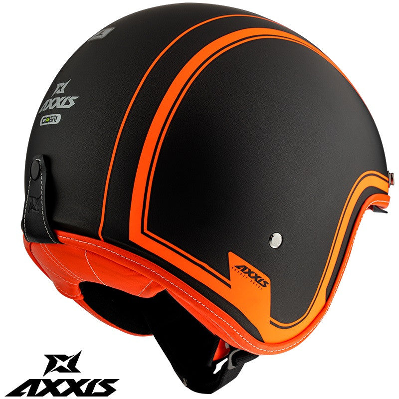 Casca Axxis model Hornet SV Royal A4 portocaliu fluor mat (ochelari soare integrati)