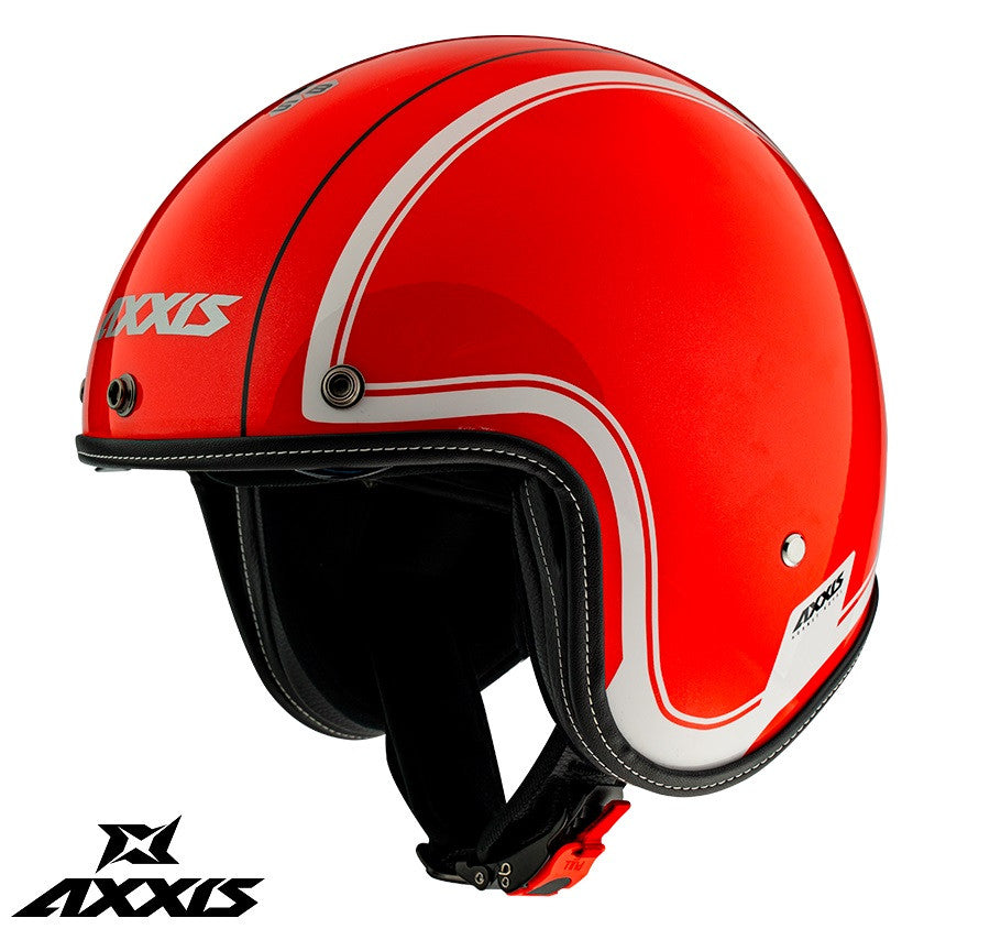 Casca Axxis model Hornet SV Royal A5 rosu lucios (ochelari soare integrati)