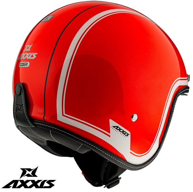 Casca Axxis model Hornet SV Royal A5 rosu lucios (ochelari soare integrati)