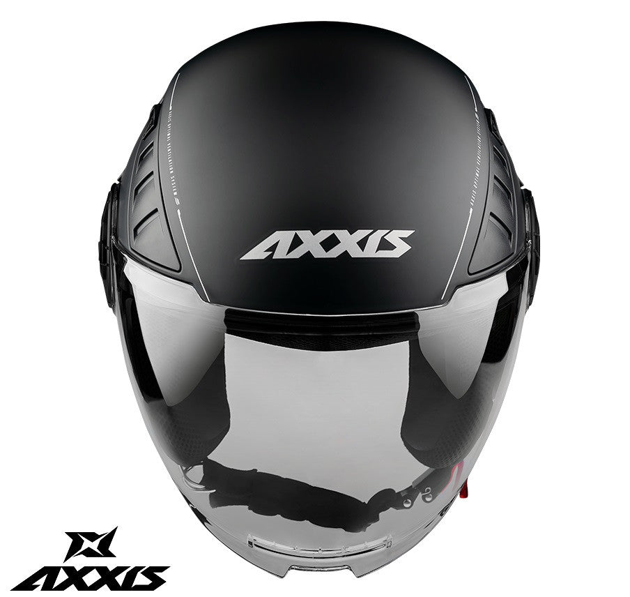 Casca Axxis model Metro A1 negru lucios (open face) - tip viziera: MT-V-26B