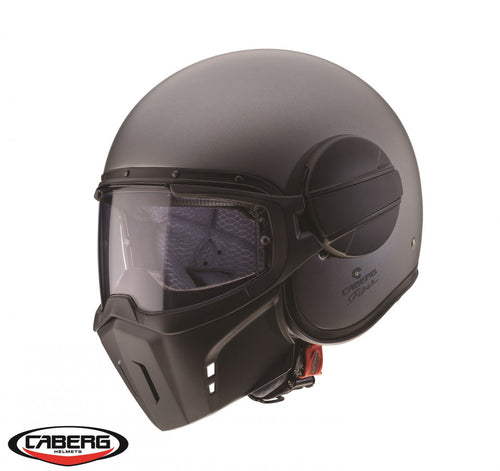 Casca Caberg model Ghost gun metal (titanium) mat - fibra de sticla