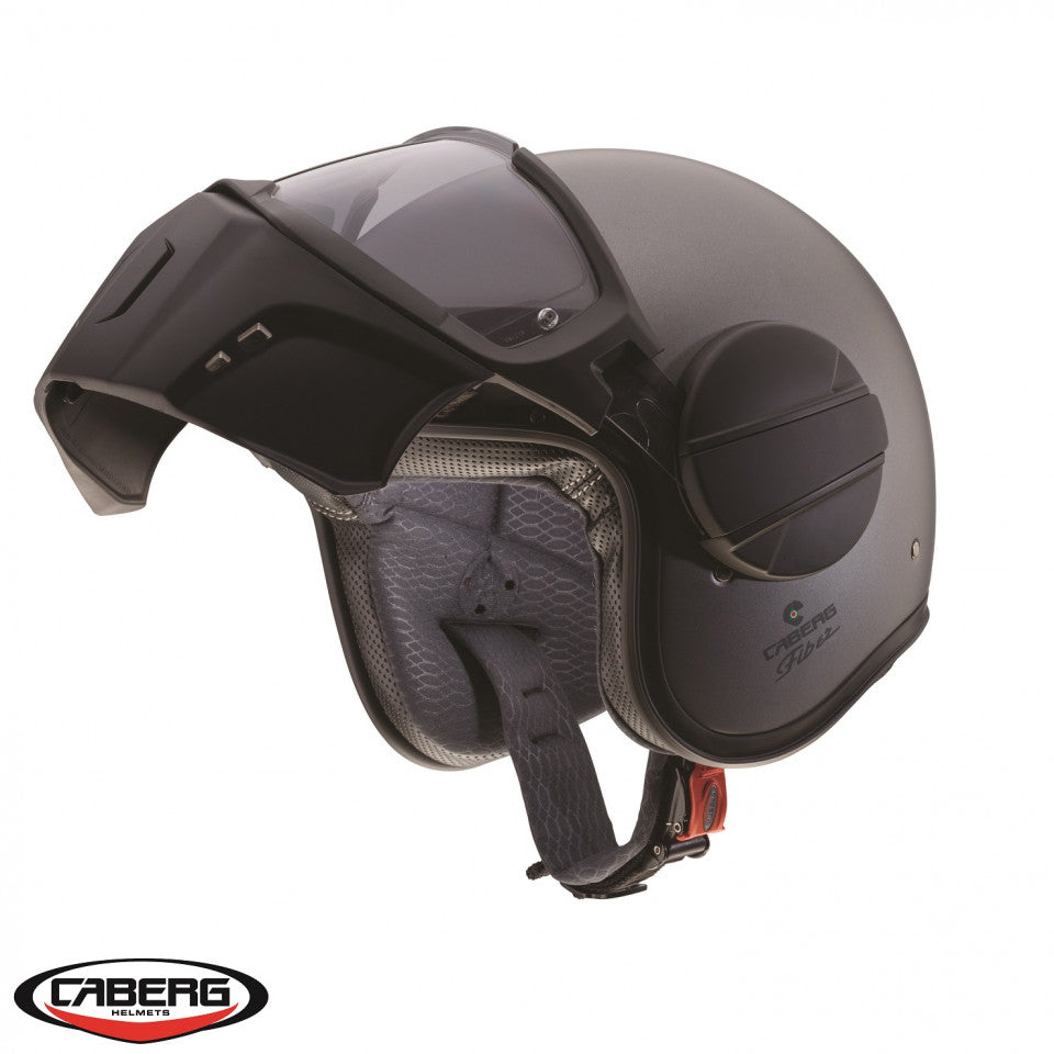 Casca Caberg model Ghost gun metal (titanium) mat - fibra de sticla