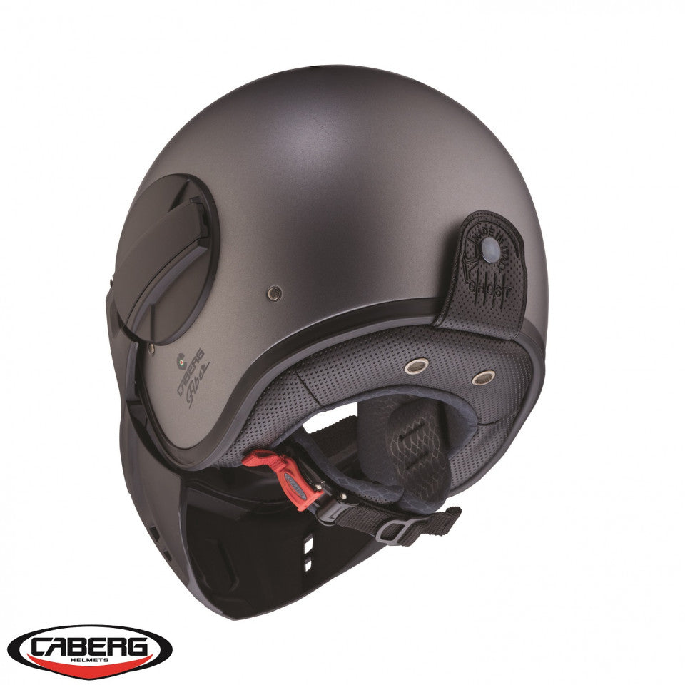 Casca Caberg model Ghost gun metal (titanium) mat - fibra de sticla