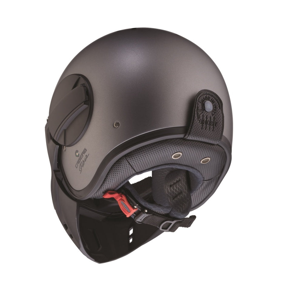 Casca Caberg model Ghost gun metal (titanium) mat - fibra de sticla