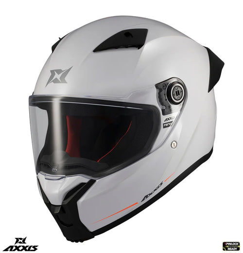 Casca integrala Axxis Fenix A0 alb lucios - tip viziera: MT-V-31B - DKS429