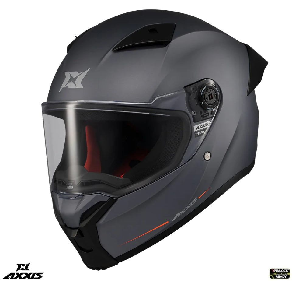 Casca integrala Axxis Fenix A12 gri mat - tip viziera: MT-V-31B - DKS429