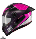 Casca integrala Axxis Fenix Essence C8 roz mat - tip viziera: MT-V-31B - DKS429