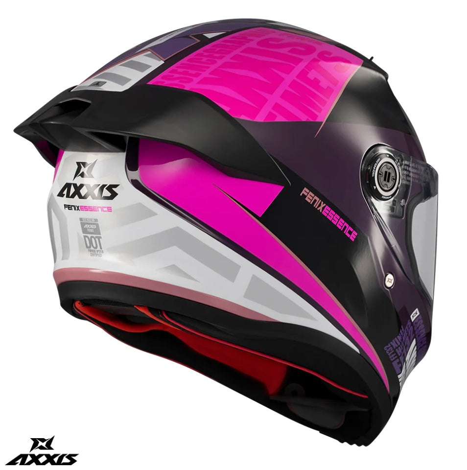 Casca integrala Axxis Fenix Essence C8 roz mat - tip viziera: MT-V-31B - DKS429