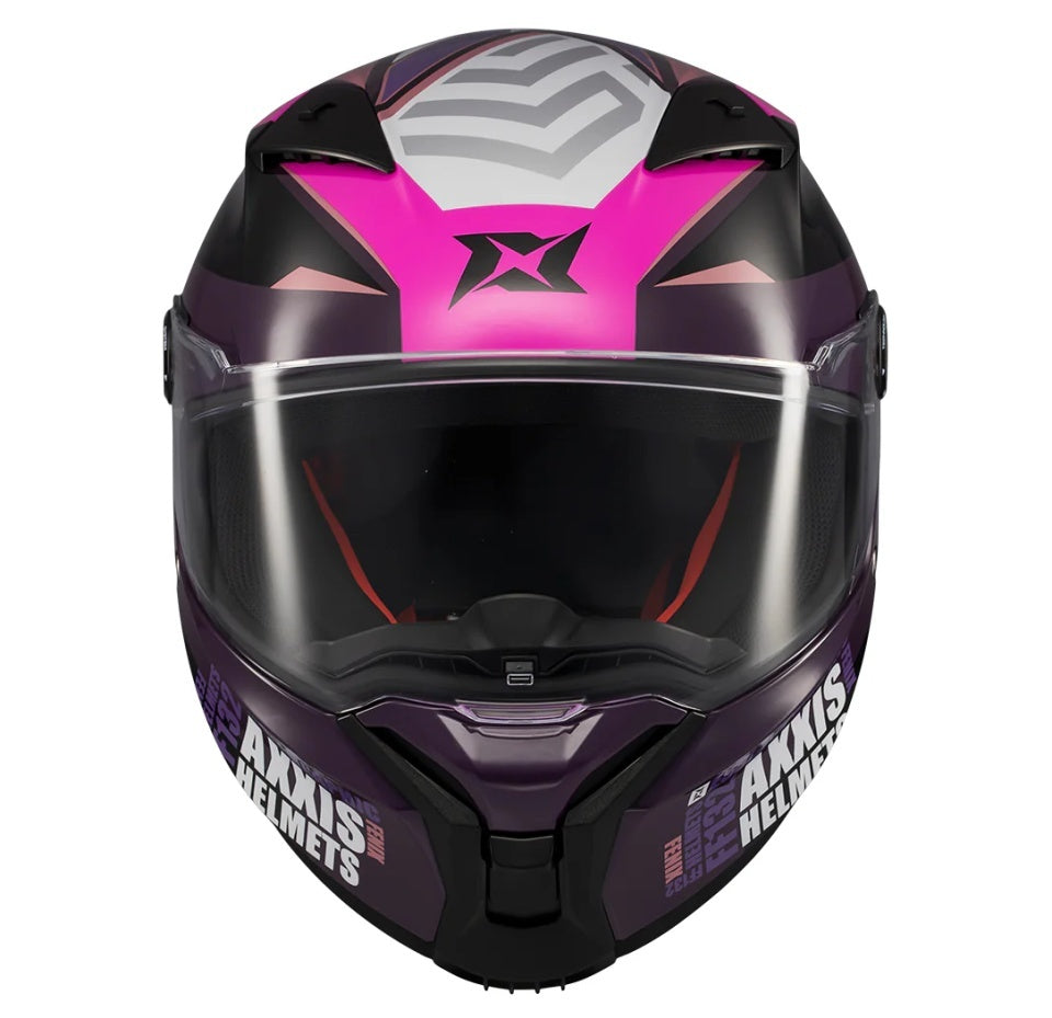Casca integrala Axxis Fenix Essence C8 roz mat - tip viziera: MT-V-31B - DKS429
