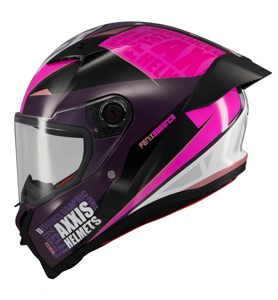 Casca integrala Axxis Fenix Essence C8 roz mat - tip viziera: MT-V-31B - DKS429
