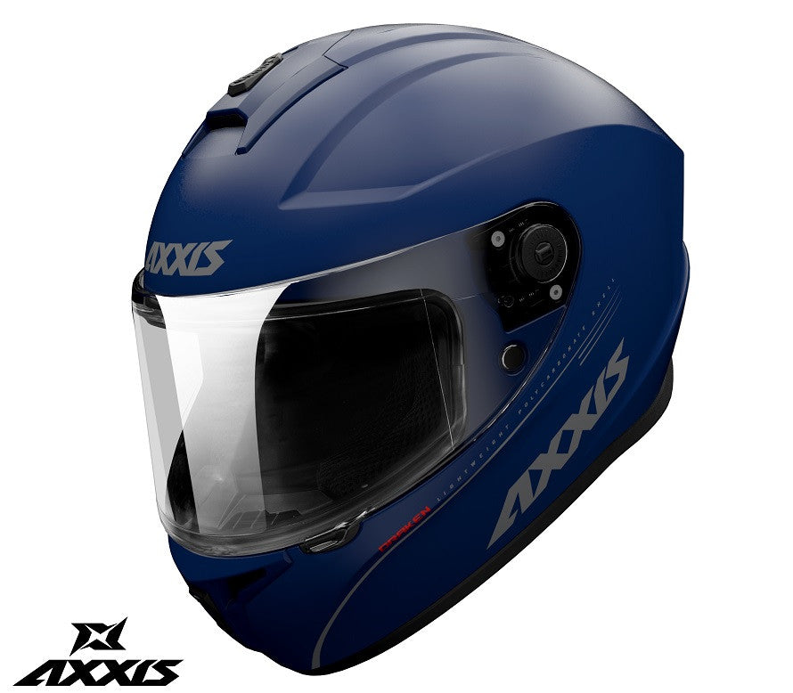 Casca integrala Axxis model Draken S A7 albastru mat - tip viziera: MT-V-18C