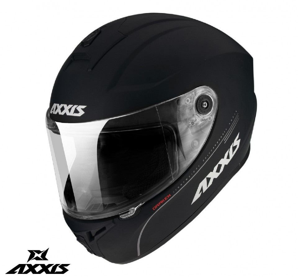 Casca integrala Axxis model Draken S V.2 A11 negru mat - tip viziera: MT-V-18C