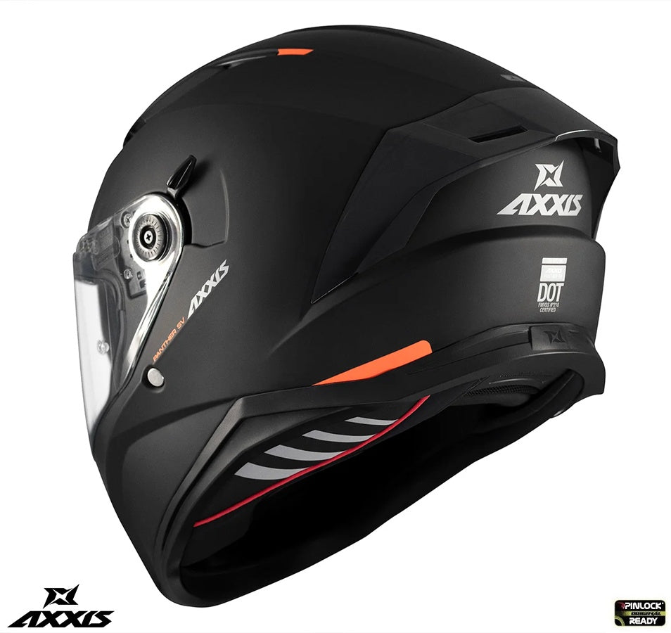 Casca integrala Axxis Panther SV A1 negru lucios (ochelari soare integrati) - tip viziera: MT-V-31 - DKS429