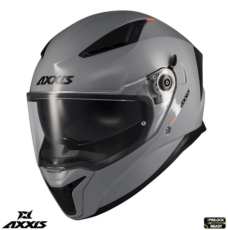 Casca integrala Axxis Panther SV A12 gri lucios (ochelari soare integrati) - tip viziera: MT-V-31 - DKS429