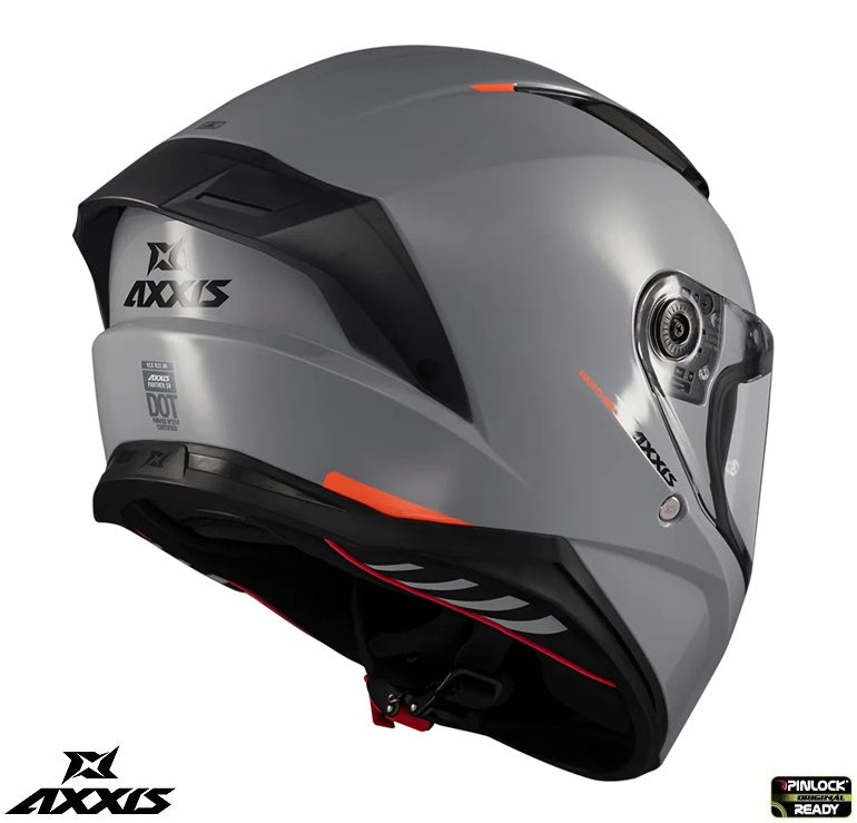 Casca integrala Axxis Panther SV A12 gri lucios (ochelari soare integrati) - tip viziera: MT-V-31 - DKS429