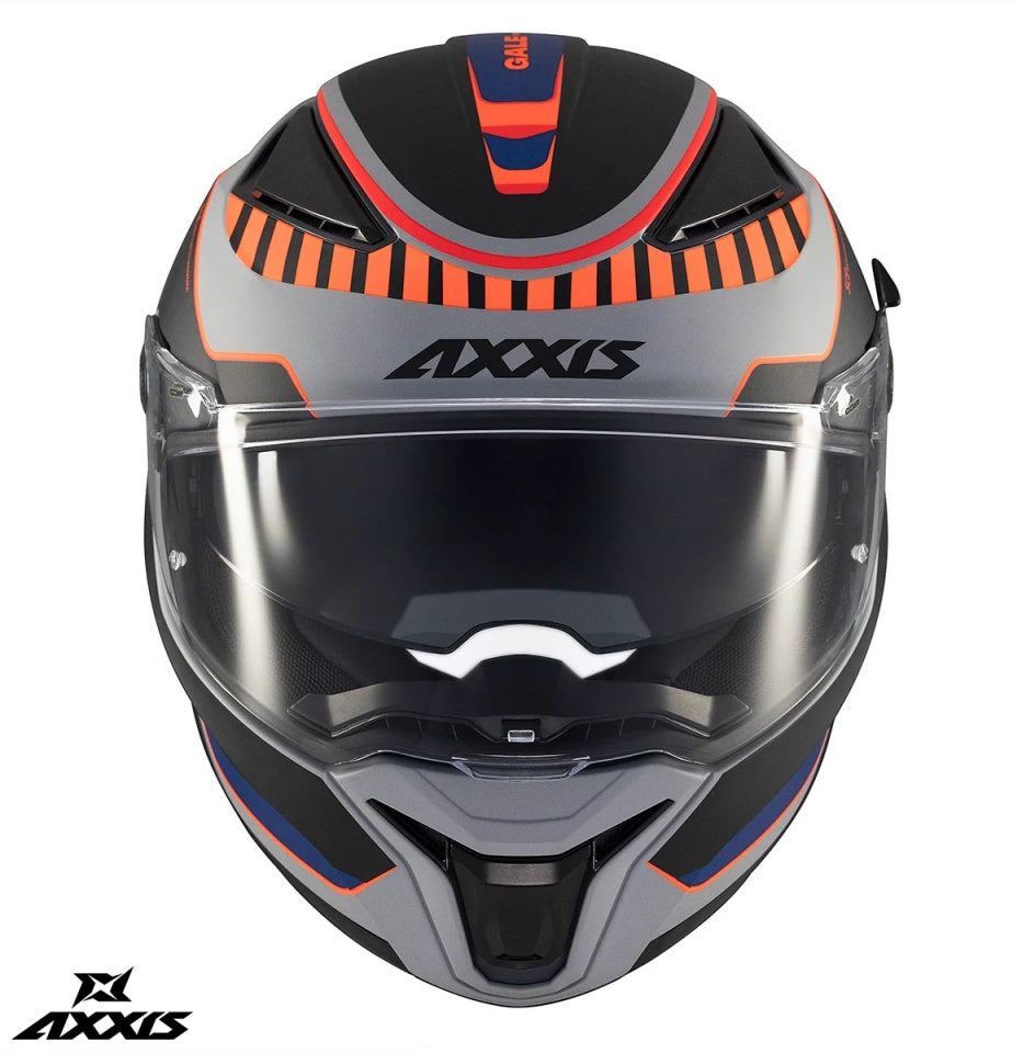 Casca integrala Axxis Panther SV Gale C4 portocaliu mat (ochelari soare integrati) - tip viziera: MT-V-31B - DKS429