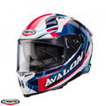 Casca integrala Caberg model Avalon X SV Optic D6 alb/albastru/rosu lucios Pinlock ready
