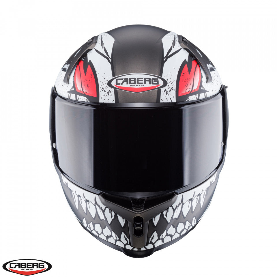 Casca integrala Caberg model Avalon X SV Punk K8 gri/alb/rosu mat Pinlock ready