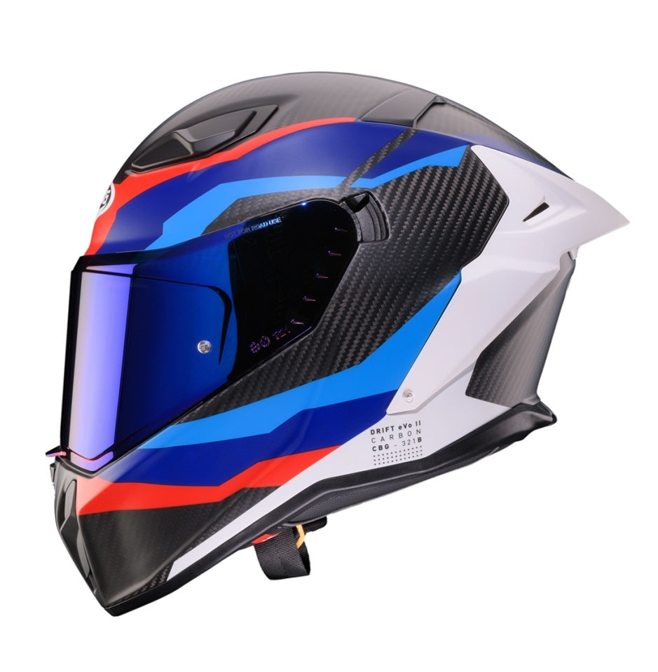 Casca integrala Caberg model Drift Evo II Carbon MSPORT S3 mat Pinlock ready - lentila Pinlock - 100% carbon