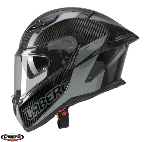 Casca integrala Caberg model Drift Evo II Carbon Nova N3 gri Pinlock ready - lentila Pinlock - 100% carbon