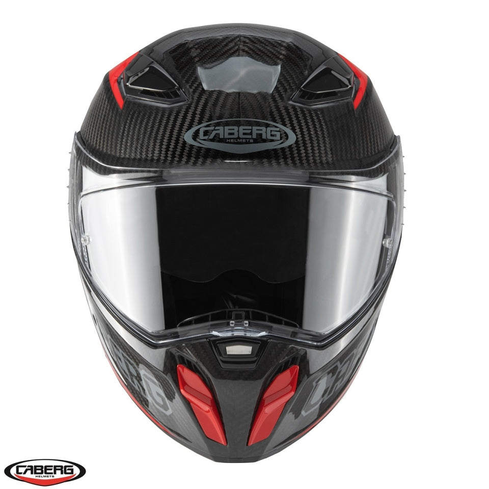 Casca integrala Caberg model Drift Evo II Carbon Nova N5 rosu Pinlock ready - lentila Pinlock - 100% carbon