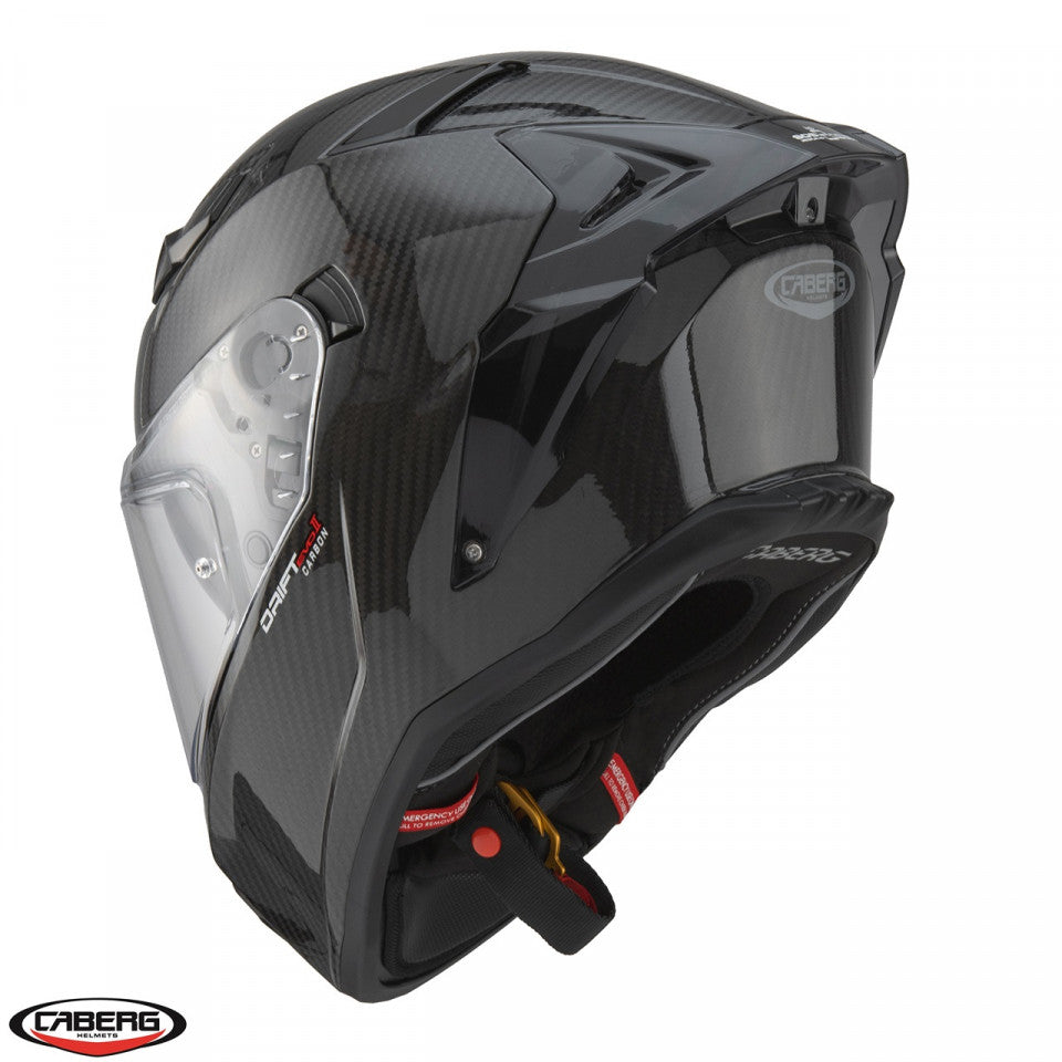Casca integrala Caberg model Drift Evo II Carbon Pro Pinlock ready - lentila Pinlock - 100% carbon