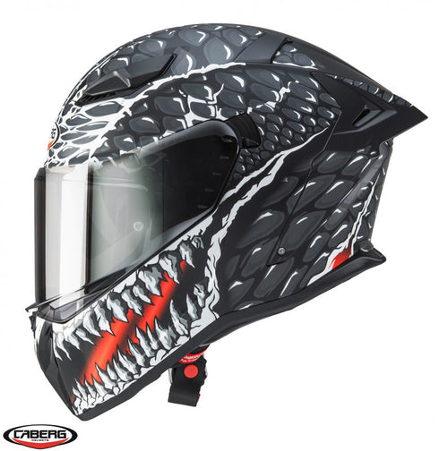 Casca integrala Caberg model Drift Evo II SV Crok H9 negru/antracit/rosu fluor mat Pinlock ready - lentila Pinlock inclusa