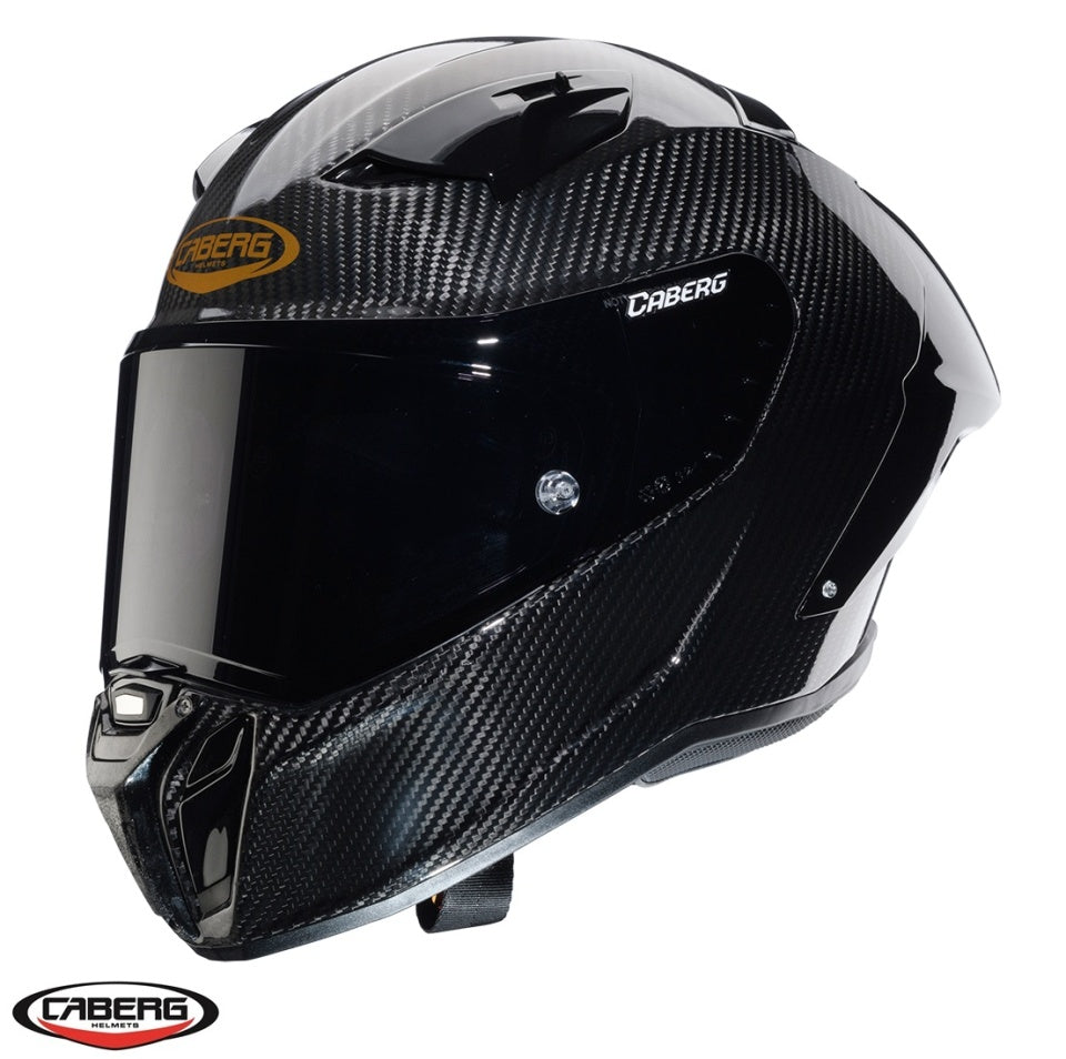 Casca integrala Caberg model GP01 Carbon Pinlock ready - 100% carbon - lentila Pinlock + viziera neagra incluse - FIM Approved
