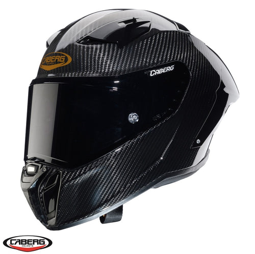 Casca integrala Caberg model GP01 Carbon Pinlock ready - 100% carbon - lentila Pinlock + viziera neagra incluse - FIM Approved