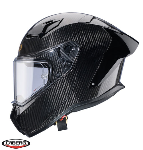Casca integrala Caberg model GP01 Carbon Pinlock ready - 100% carbon - lentila Pinlock + viziera neagra incluse - FIM Approved