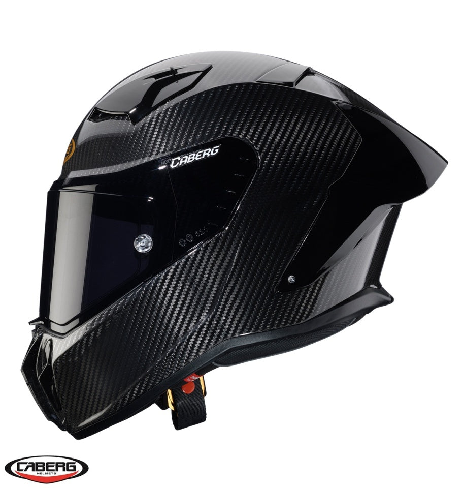 Casca integrala Caberg model GP01 Carbon Pinlock ready - 100% carbon - lentila Pinlock + viziera neagra incluse - FIM Approved