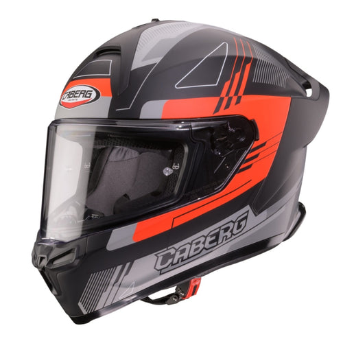 Casca integrala Caberg model Roxter Colt R9 negru/rosu/gri mat Pinlock ready
